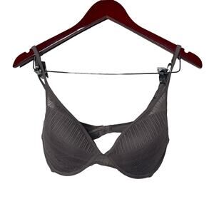 ThirdLove Everyday Lace Lunge Bra Gray Womens 32D